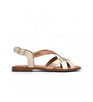 pikolinos para mujer w0x-0556c3 sandalias de piel algar beige 37 1 a 3cm hebilla casual