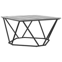 mesa de cafe - mesa de centro - mesa baja gris sonoma 80 x 80 x 45 cm