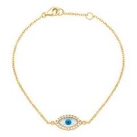 pulsera de plata 925 circonitas doradas