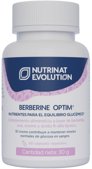 Nutrinat Evolution Berberine Optim 60 Cápsulas Vegetales