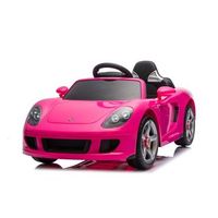 coche electrico infantil porsche carrera gt de chipolino con control remoto y bluetooth - pink