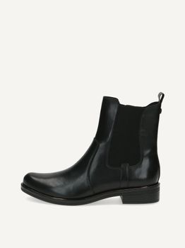 CAPRICE Bootie, black, made of Leather and synthetic with Block heel, Size 38.5