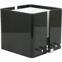 sobremesa roberta cuadrado 1xe27 l205xan205xal18cm acrilico negro