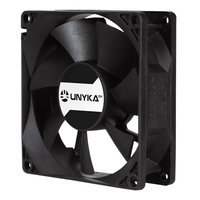 ventilador server unyka 80mm 8025mm doble bola 4pin 808025