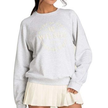 Sudadera Wilson Classic Crew Gris Heather Mujer