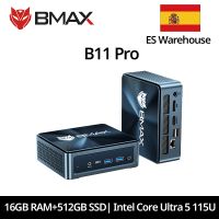 mini pc bmax b11 pro con ia intel core ultra 5 115u 8 nucleos 10 hilos 16gb ram 512gb ssd wifi bluetooth usb hdmi tipo-c windows 11
