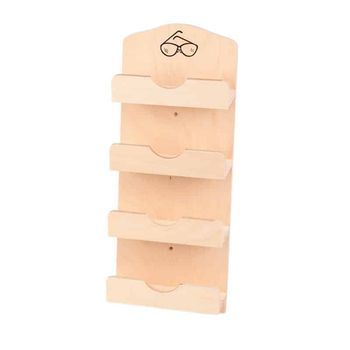 Soporte De Gafas Sauna Madera Versión Individual Cuádruple Saunaroom - 4 Vasos