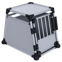 trixie aluminium dog crate - size s 55 x 78 x 62 cm l x w x h