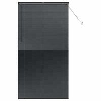 persianas venecianas negro 220 x 110 cm aluminio vidaxl
