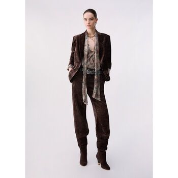 Liu Jo Pantalones Pantalones rectos en terciopelo para mujer