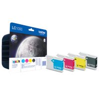 brother lc1000 bkcmy original multipack ink cartridges