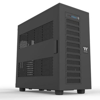 Caja PC Thermaltake AX700 Torre Acero Negro XL-ATX Alto Flujo máximo 12 Bahías