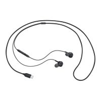 auriculares samsung eo-ic100b con cable usb-c para llamadas y musica negros