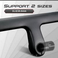 manillar de carbono integrado rxl sl od2 286318mm manillar de bicicleta de carretera enrutamiento interno manillares de bicicleta de carreras