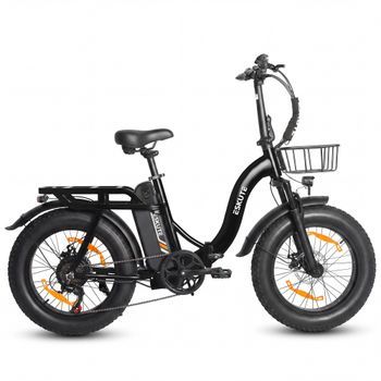 Bicicleta Eléctrica Plegable Eskute D202, 48 V 20,8 Ah, Larga Autonomía, 20