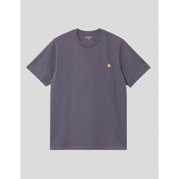 Carhartt Camiseta CAMISETA AMERICAN SCRIPT TEE SHADY PURPLE para hombre