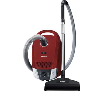 MIELE Compact C2 Cat & Dog PowerLine Cylinder Vacuum Cleaner - Autumn Red, Red
