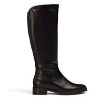 wonders zapatos de tacon bota rocio negro para mujer
