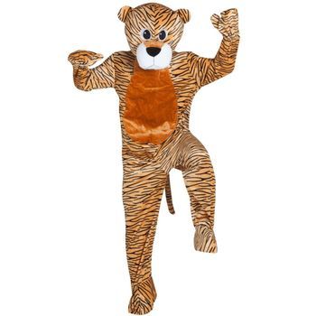 Disfraz De Tigre Mascota Gigante  Adulto