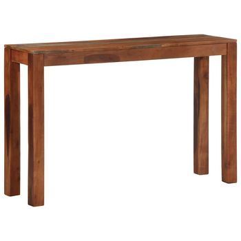 Mesa Consola，mesa De Entrada，mesa Auxiliar De Madera Maciza De Acacia 120x30x76 Cm Cfw288811