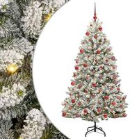 arbol de navidad artificial verde y 180 cm pvc y metal