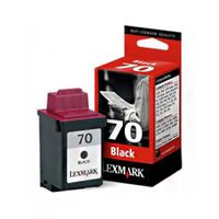 lexmark no70 black original standard yield ink cartridge