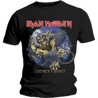 iron maiden camiseta manga larga eddie chained legacy para mujer