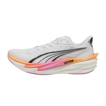 Zapatillas Puma Deviate NITRO 4 Blanco Rosa SS26 Mujer, Talla 38.5 - EUR