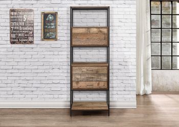 Wallis 3 Drawer Rustic Shelving Unit