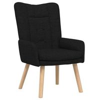 sillon negro 63 x 67 x 94 cm tela y contrachapado vidaxl