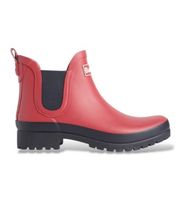 barbour para mujer lrf0091 botines mallow chelsea welly frambuesa 38 rojo plano ninguno casual outdoor