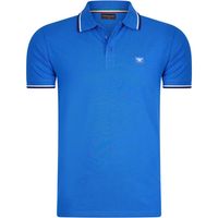 cappuccino italia polo applique pique para hombre