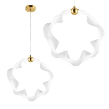 Lámpara Led Toolight G014-1cp White/gold