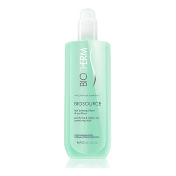Biotherm Biosource Leche limpiadora desmaquillante facial. Para piel normal mixta PNM, 400ml