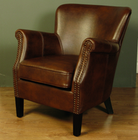 hadfield tan armchair