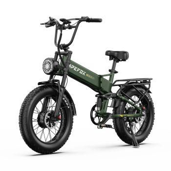 [UE] APEFOX RH20 Bicicleta eléctrica de frenos de disco hidráulicos 48V 22.5Ah batería 750W*2 Doble motor recomendado Ve