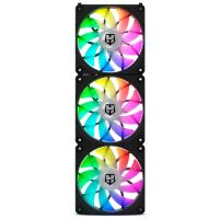 nox hummer easy link argb set de 3 ventiladores 120mm negros