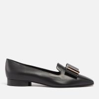 ferregamo womens leda leather loafers - uk 5