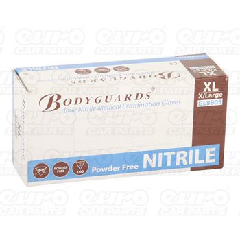 Premium Blue Nitrile Gloves GL8905 Size XL Box of 100