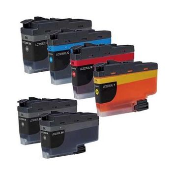 Compatible Multipack Brother MFC-J1300dw Printer Ink Cartridges (6 Pack) -LC3235XLBK