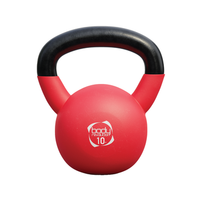pesa rusa kettlebell  hierro recubierto de neopreno body revolution - 10kg