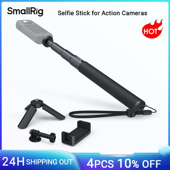 Palo de Selfie SmallRig para cámaras de acción compatible con teléfono inteligente GoPro 12 10 9 8 para Insta360 X3 para DJI Action 3 para AKASO -5403