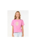 camiseta rip curl island surf crop nina rosa