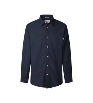 Pepe Jeans para hombre. PM3090838 Camisa Creed marino (XL), Casual, Algodón, Manga larga