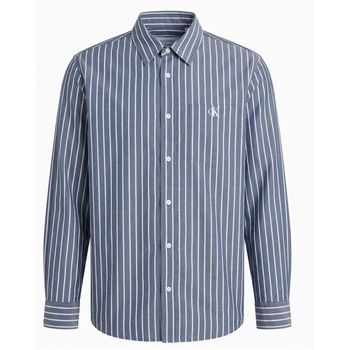 Calvin Klein Jeans Camisa manga larga Lv04rf106g Stripe Washed Poplin Rlx para hombre
