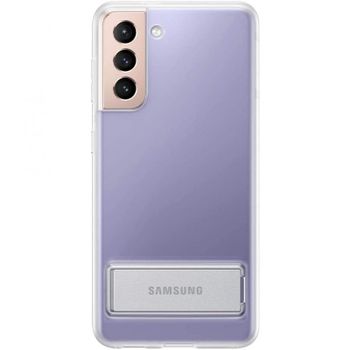 Samsung Clear Standing Cover Funda Transparente para Samsung Galaxy S21 Plus