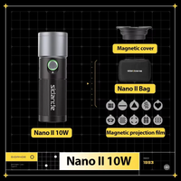 sidande nanoii-linterna de videografia de 10w luz de relleno de fotografia con zoom luz ambiental con rosca de 14 pulgadas para jaula de soporte de camara