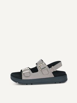 CAPRICE Sandal, brown, made of Leather without heel, Size 38