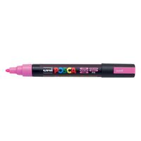 posca pc-5m rotulador rosa neon 18 - 25 mm redondo
