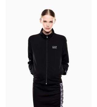 EA7 para mujer. 7W001152_AF12501 Chaqueta Natural Ventus negro (S), Casual, Poliéster Reciclado